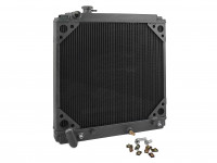 Радиатор алюминиевый Toyota DYNA LY201 LY211 3L 52мм AТ AJS (черный)