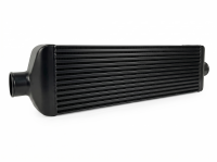 Интеркулер универсальный J-line 550x180x96 выхода 63мм Mishimoto style (черный)