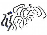 Патрубки системы охлаждения и впуска Subaru Legacy BP турбо 02-06 24шт (черный)