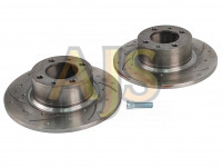 Тормозные диски перед АТС ВАЗ 2101-07, cпорт с перфорацией