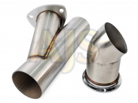 Заглушка выхлопная вакуумная Y-пайп с пультом 76мм