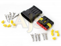 Коннектор папа-мама герметичный (1 пин)