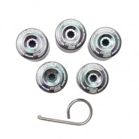 Заглушки на гайки Rays style 17мм (черный)