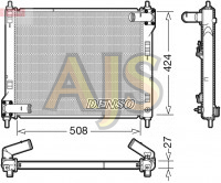 Радиатор двигателя Denso Nissan Juke F15 MR16DDT 2010+