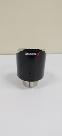 Насадка на глушитель Akrapovic style с карбоном 63/114 (глянец) УЦЕНКА