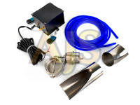 Заслонка выхлопная вакуумная с пультом и отводами 63мм закрытая