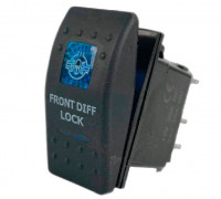 Тумблер панельный с подсветкой front diff lock передние дифлоки
