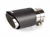 Насадка на глушитель Akrapovic style с карбоном 63х89мм (глянец)