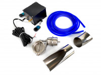 Заслонка выхлопная вакуумная закрытая с ду и отводами 76мм