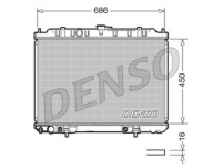 Радиатор двигателя Denso Nissan X-Trail T30 QR25DE 02-13