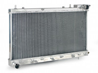 Радиатор алюминиевый Subaru Forester SF5 Turbo 26мм AT AJS (серый)