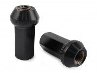 TPI гайки спортивные стальные 45мм М12*1.25 4шт черный хром