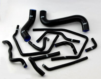 Патрубки системы охлаждения Subaru Impreza GD GG 00-07 турбо 11шт (черный)