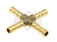 Тройник латунный крестообразный 6-6-6-6