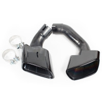 Насадки на глушитель BMW F15 X5 пара (вороненый)