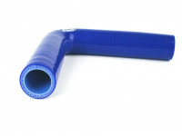 Патрубок силиконовый 90 градусов 32 мм 150*150 мм (синий)