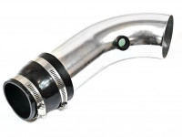 Впускной патрубок универсальный 45гр алюминий (черный)