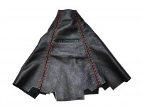 Чехол КПП Nismo универсальный натур. кожа (Россия) (желтая строчка)