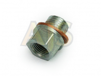 Адаптер M14*1.5-1\8 мама сталь