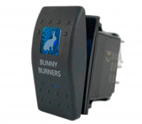 Тумблер панельный с подсветкой bunny burners для освещения люстрой