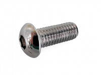 Болт M6*20 мм под шестигранник полукруглая шляпка SS