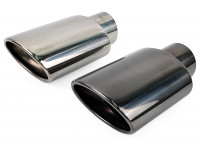 Насадка на глушитель овал 57х105х180мм (хром)