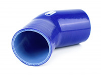 Патрубок силиконовый 45 градусов 63-80 мм (синий)