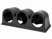 Подиум под датчик 52мм прямой тройной (черный)