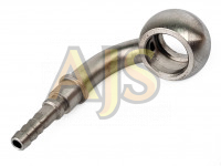 Банжо-фитинг 10мм 20 градусов под обжим шланг тефлон AN3