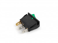 Тумблер 3 контакта цветной вкл-выкл (желтый)