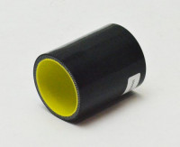 Патрубок силиконовый 0 гр 76 мм прямой усиленный (черный)