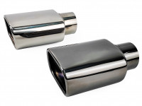 Насадка на глушитель 57х95х170мм (хром)