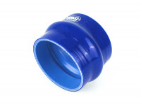 Патрубок силиконовый демпферный 0 градусов 89 мм (3.5') (синий) (синий)