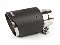 Насадка на глушитель Akrapovic style с карбоном 57х89мм (глянец)