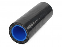 Патрубок силиконовый 0 градусов 18 мм (черный)