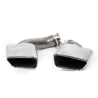 Насадки на глушитель BMW F16 X6 пара (хром)