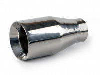 Насадка на глушитель 63х100мм (хром)