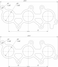 Taiko прокладка выпускного коллектора Toyota GR OEM 1717331020