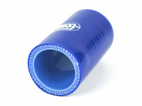 Патрубок силиконовый 0 градусов 28 мм (синий)