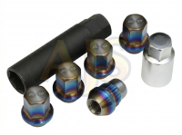 Гайки колесные Rays style M12x1.5 32мм (под титан)