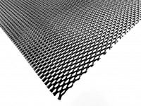 Сетка алюминиевая для бамперов 100х30 черная (мелкая сетка)