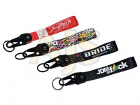 Брелок-лента JDM style с лого и карабином (S style)