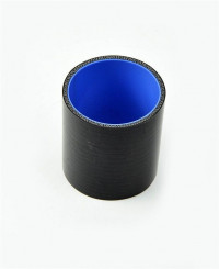 Патрубок силиконовый 0 градусов 89 мм (черный)