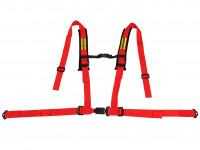 Beltenick ремни безопасности 4х точечные с простой застежкой 51мм (красный)