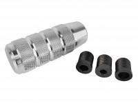 Насадка на ручку КПП алюминий 95 мм (серебро)