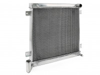 Радиатор алюминиевый ГАЗ 3302 Газель Бизнес 40 мм МТ AJS (серый)