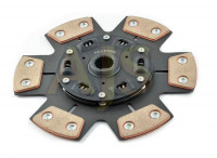 Диск сцепления керамический AJS MMC EVO 7-9, 6 лепестков, демпфер, металлокерамика