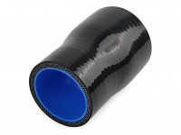 Патрубок силиконовый 0 градусов 38-45 мм (черный)