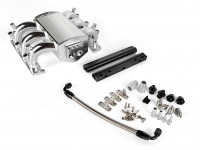 Коллектор впускной фрезерованный Audi A6 S4 2.7T с топливной рейкой (серый)