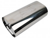 Резонатор глушителя направленный овал AJS 211х145х400х51мм (51мм)